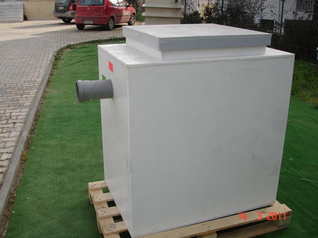 λιποσυλλέκτης AS-GREASE TRAP έχει σχεδιαστεί για τη συγκράτηση λαδιών και λιπών
